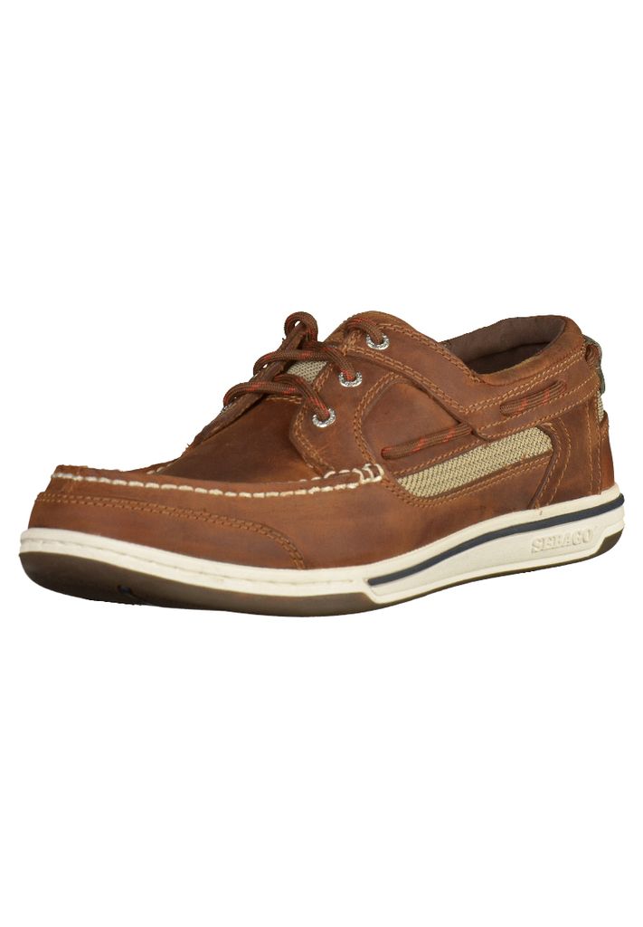 Sebago Triton Three-Eye, Full-Grain Leather, brown cinnamon 70004Z0-922 Man 50