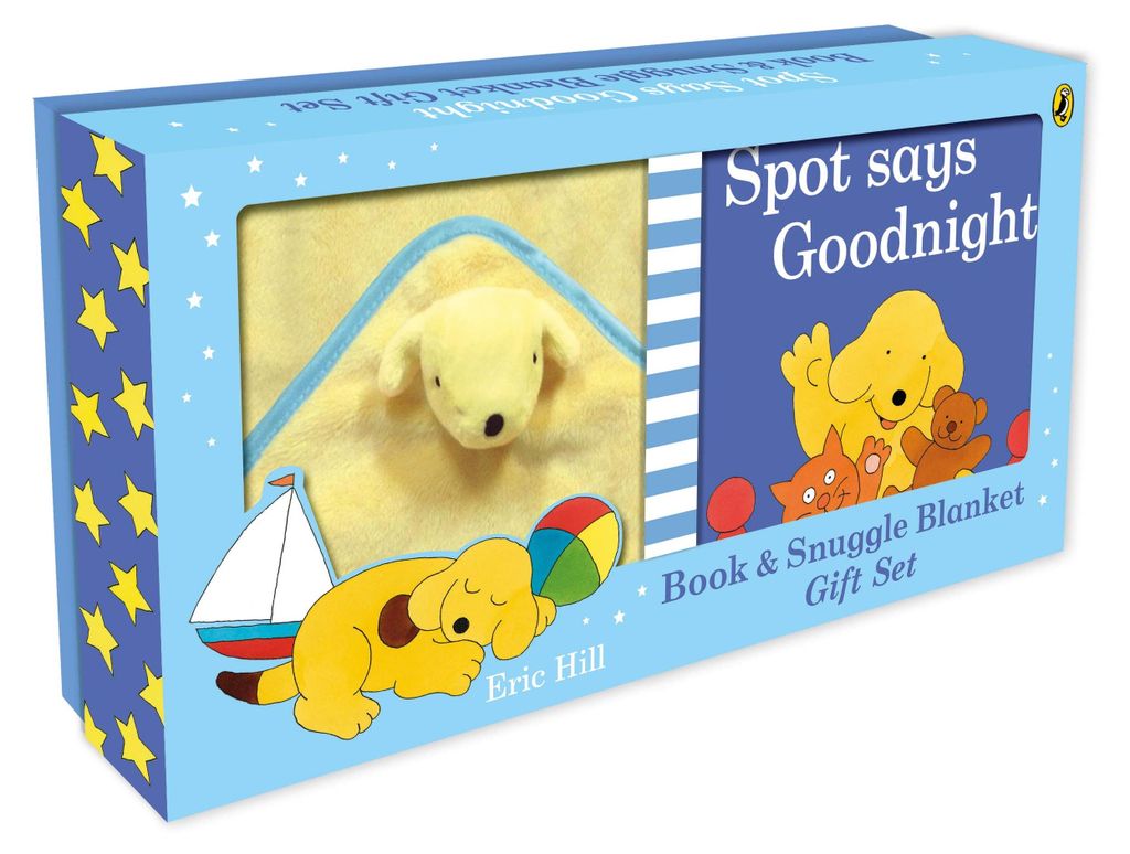 Spot Says Goodnight Book & Blanket: A lift-the-flap bedtime book gift set for babies and toddlers