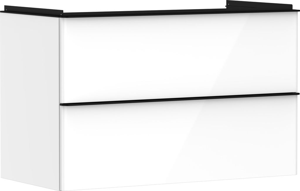 hansgrohe Xelu Q Waschtischunterschrank, 980x475, 2 Schubkästen, für den Waschtisch, 54031670