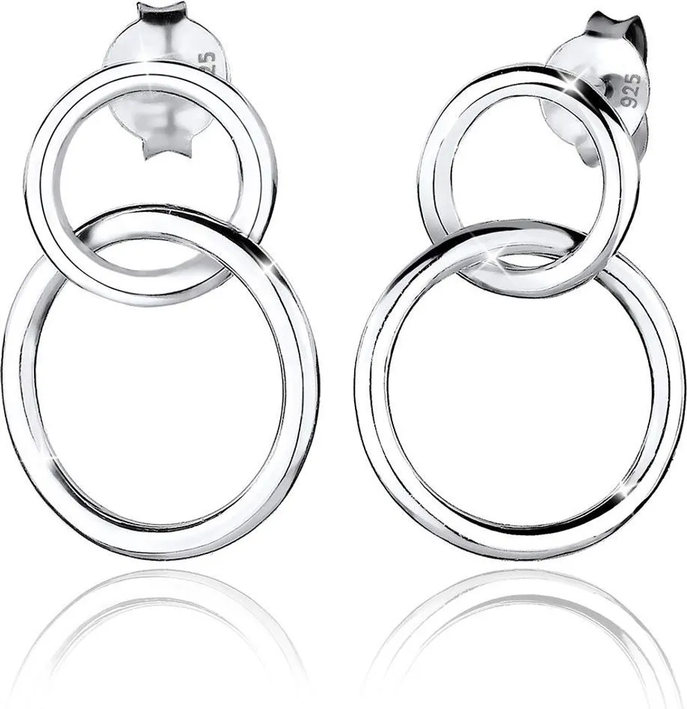 Elli Orecchini Geo Circle Argento 925 - Trend Minimalista 2026