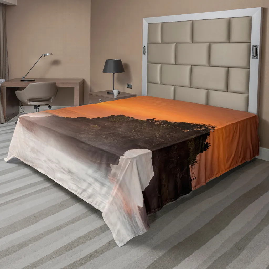 Drap plat ambiance magique et romantique pour chambre adulte Bali
