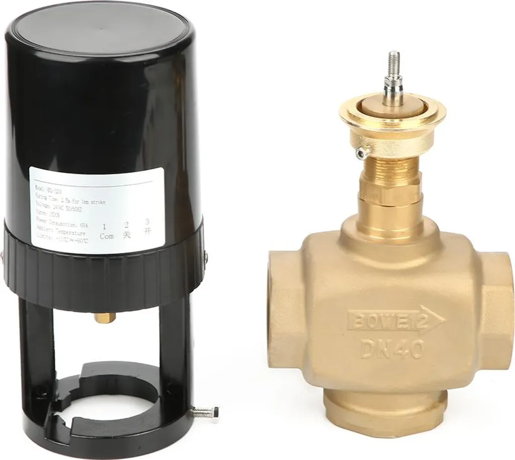 Vanne proportionnelle électrique DN40 pour régulation de débit HVAC