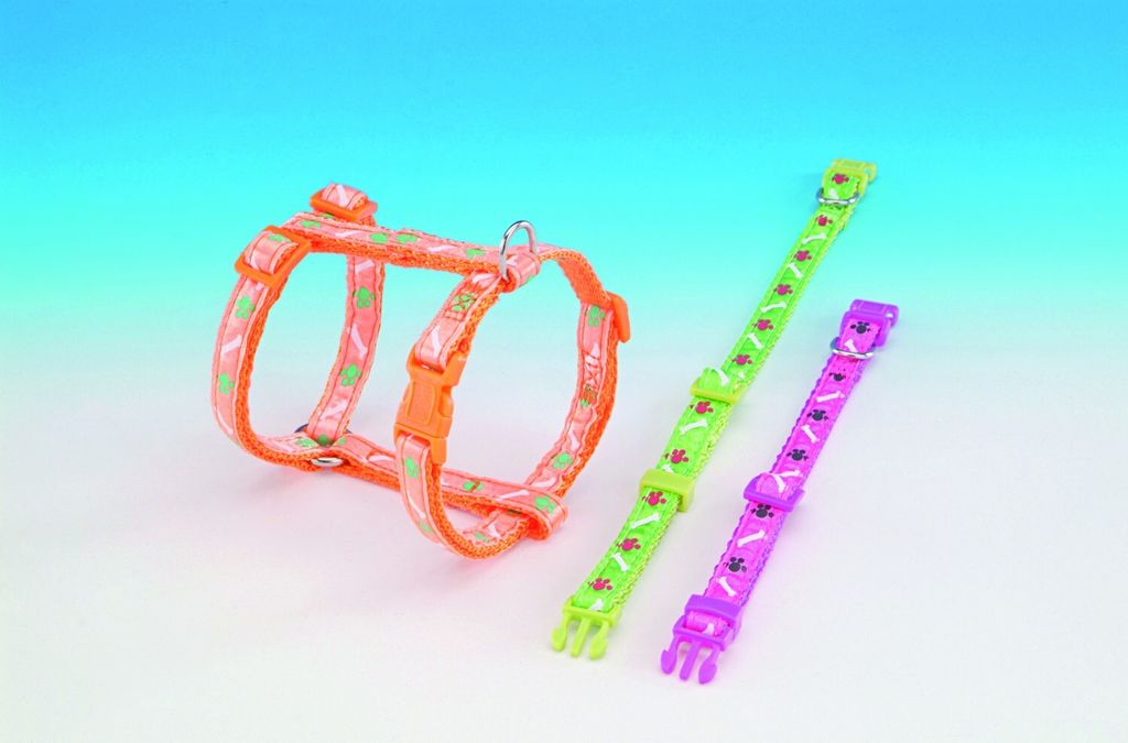 NOBBY Halsband "Mini", hellgrün, XS - S, L: 20 - 35 cm, B: 10 mm