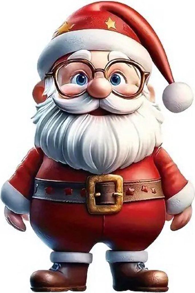 2D-Acryl-Weihnachtsanhänger, flacher Cartoon-Schneemann, Weihnachtsmann-Auto-Rückspiegel-Charm, für Weihnachtsbaum, Rucksackdekoration, Autoinne...