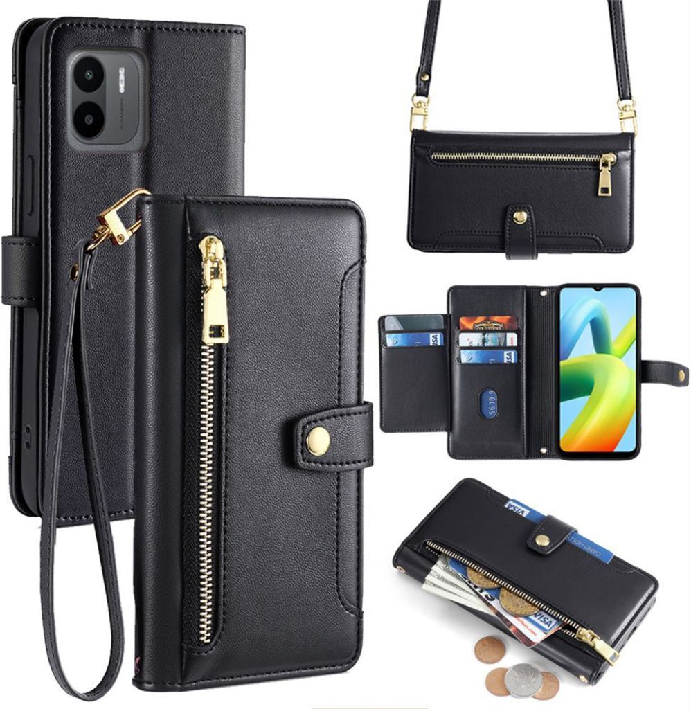 Handykette Xiaomi Hülle mit Band Handyhülle Kartenfächer Produktbild 