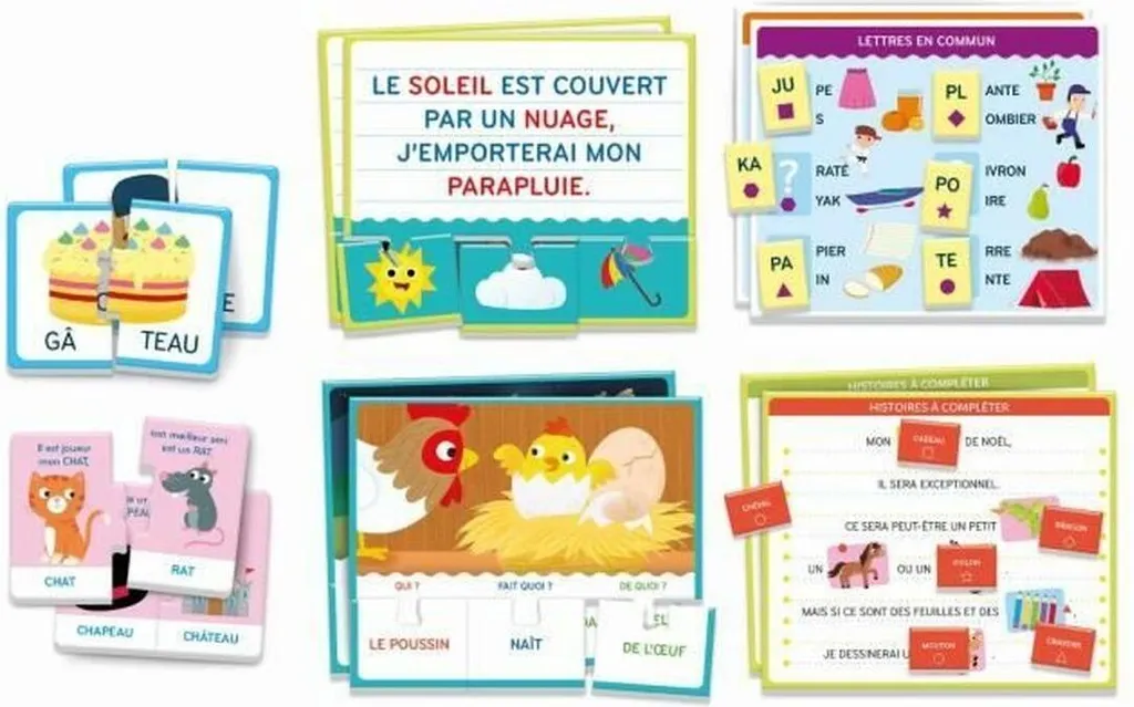 Jeux de lecture Clementoni interactif avec méthode progressive dès 5 ans