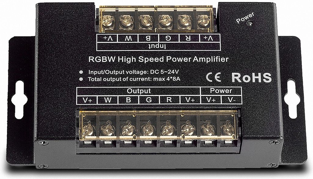 LED Signal Verstärker ( Repeater ) RGB/RGBW 4x8A 5-24V