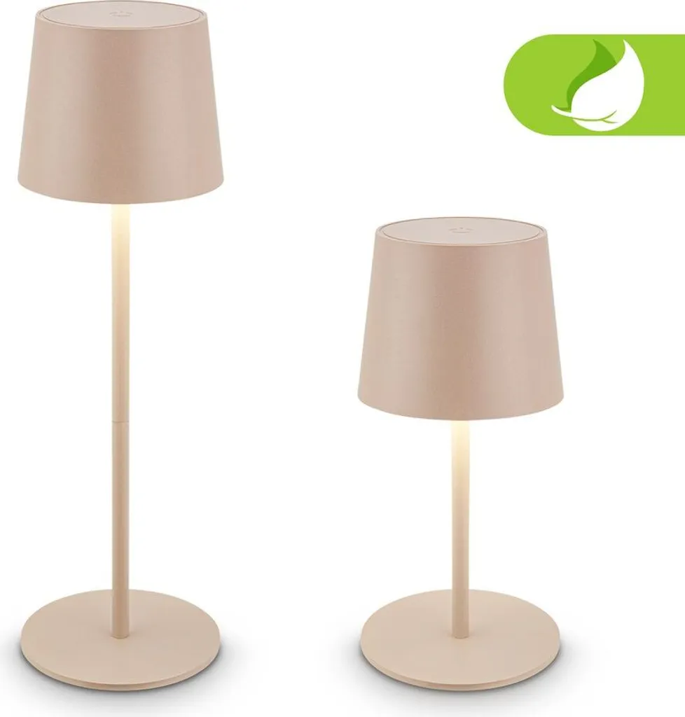 Lampada BOTA Briloner Beige: Il Must-Have per Tavoli e Comodini Social