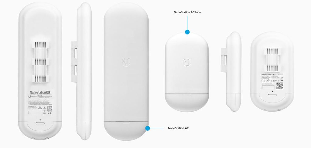 Ubiquiti Loco5AC Ubiquiti airMAX AC NanoStation 5AC Loco Productafbeelding 