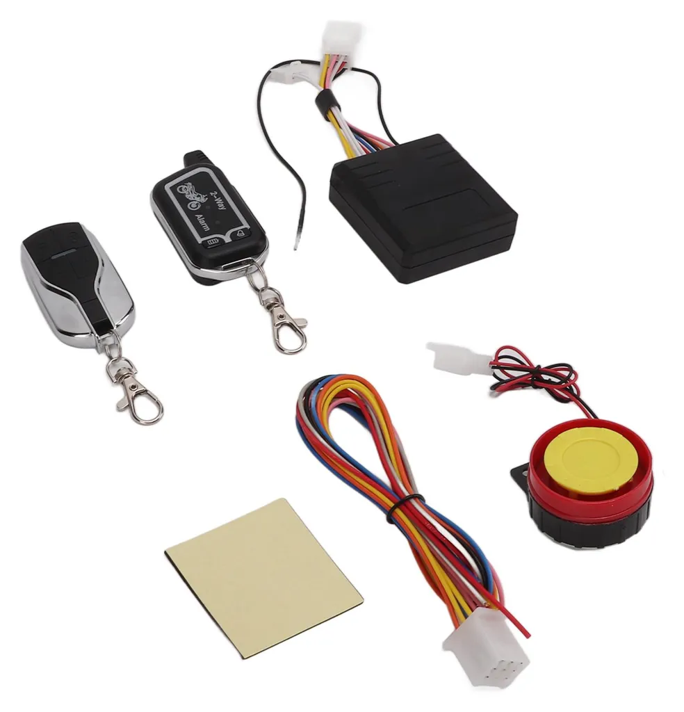 Protection moto bidirectionnelle : Alarme avec télécommande et LCD