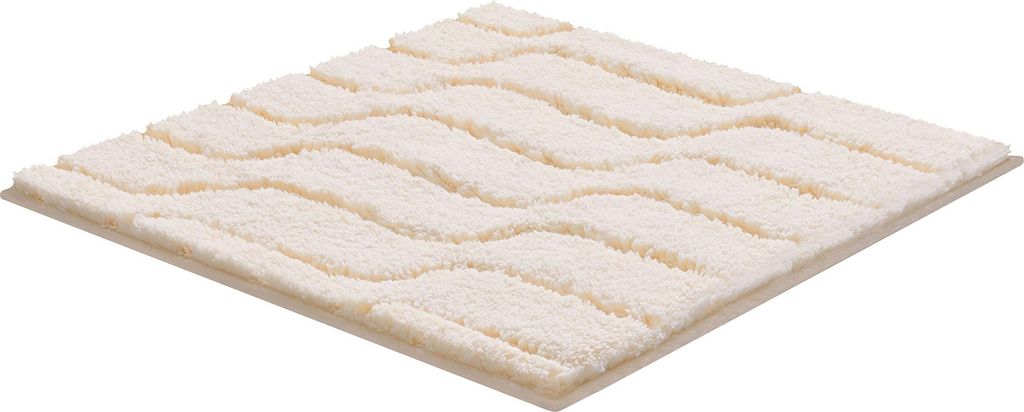 Grund Badteppich VOGUE - 100% Baumwolle, Farbe:Natur, Größe:60x60 cm