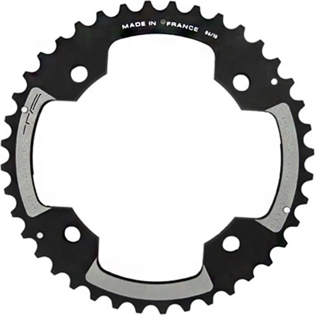 Plateau TA 38 dents 120 BCD Noir Extérieur pour Gravel et Cyclocross