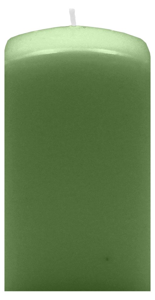 Quader Kerzen Grün 15 x Ø 6/6 cm, 4 Stück Produktbild 