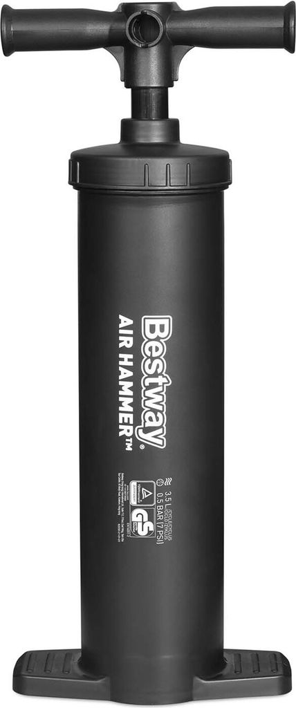Stojanová pumpa BESTWAY s dvojitým zdvihom čerpadla ČIERNA Obrázok produktu 