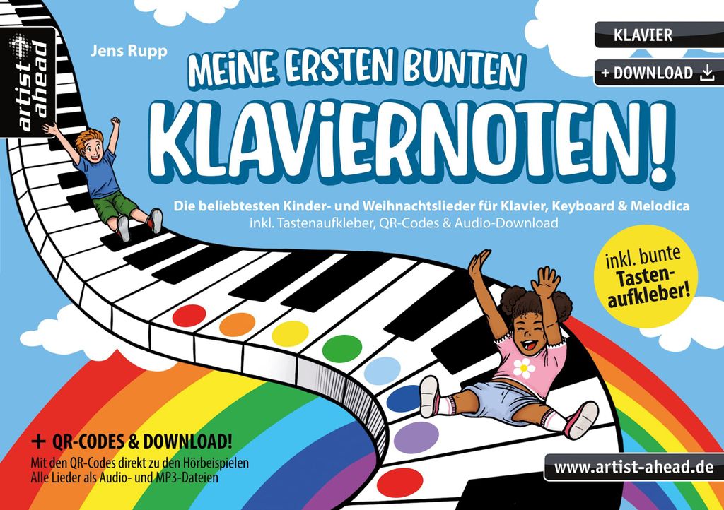 Meine ersten bunten Klaviernoten! Obrázok produktu 