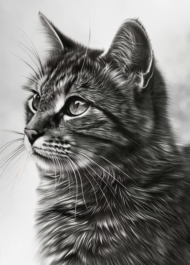 Plakat 39,5x55cm Katzenblick
