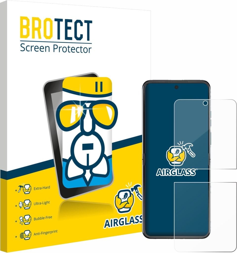 BROTECT Schutzglas für Motorola Razr 60 Schutzfolie Panzer Folie Glas Display Schutz klar