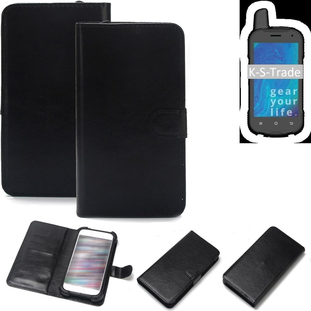 K-S-Trade Handyhülle Schutzhülle kompatibel mit Ruggear RG720 Handy Schutz Hülle Handyhülle Bumper schwarz 1x