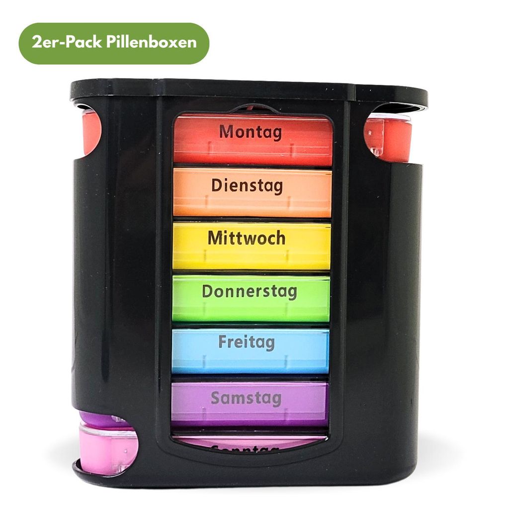 Frohbach 7 Tage Tablettenbox - Seniorenfreundliche Produktbild 