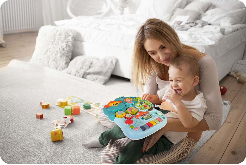 Ricokids pädagogischer 4-in-1-Tisch grün 781500 Produktbild 