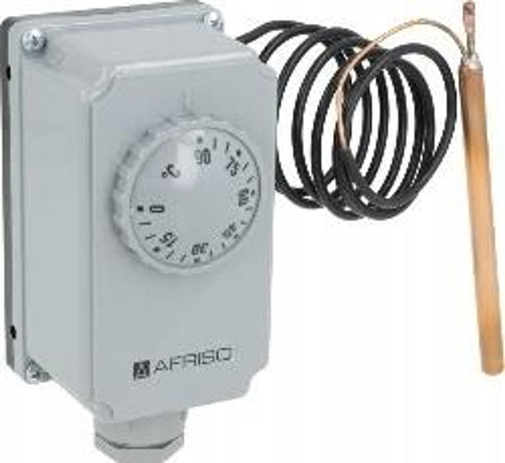 Afriso | Thermostat TC2 - 1000 mm - Einstellbar - Robuste Bauweise - Externe Temperaturregelung