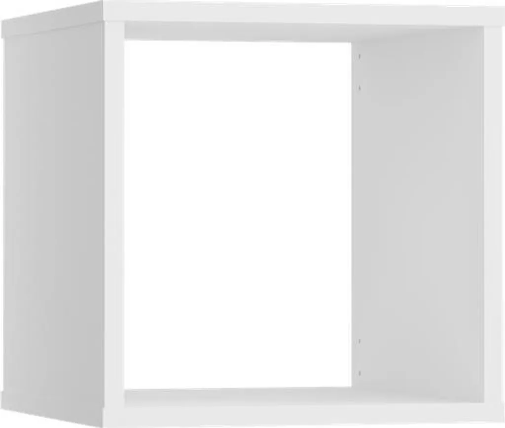 Bibliothèque modulaire MODUS 1x1 blanc - Cube de rangement empilable - 2