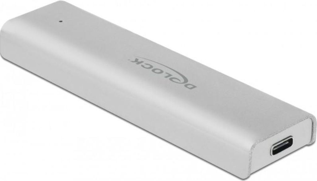 DELOCK Externes Gehäuse für M.2 NVMe PCIe SSD USB 10 Gbps
