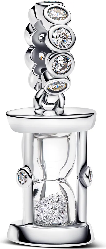 Pandora Moments Charm Pendentif Sablier en Argent et Oxydes de Zirconium