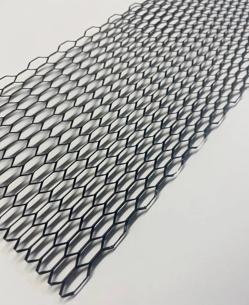 Grille alvéolaire noire pour aération pare-chocs et tuning universel
