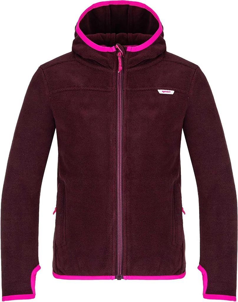 Kinder-Hoodie Loop Qwaro Lila - 116 Produktbild 