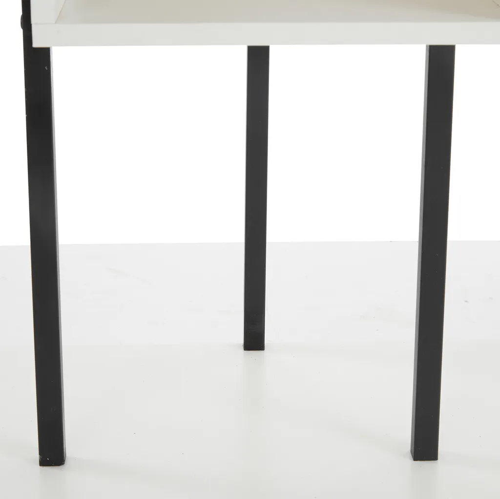 Meuble de rangement polyvalent penderie et commode pour chambre blanc - 9