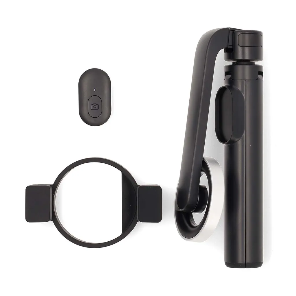 Perche Selfie Bluetooth pour voyage et vlog - Format compact de 17 cm