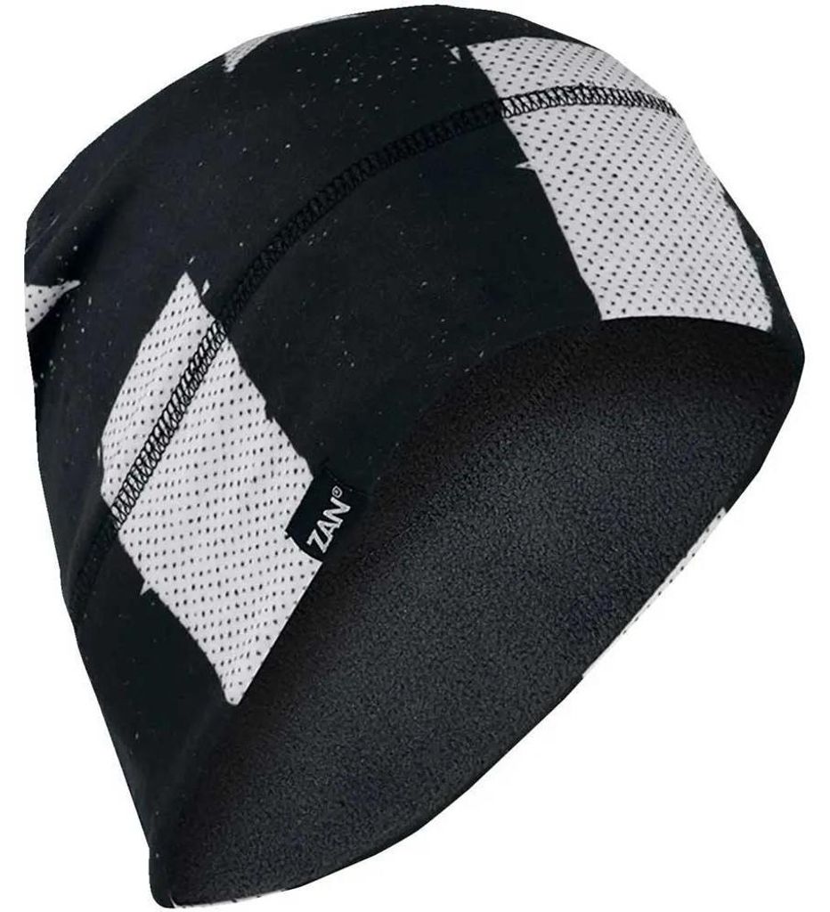 Zan Headgear Sportflex Black&white Flag Mütze Schwarz Schwarz One Size