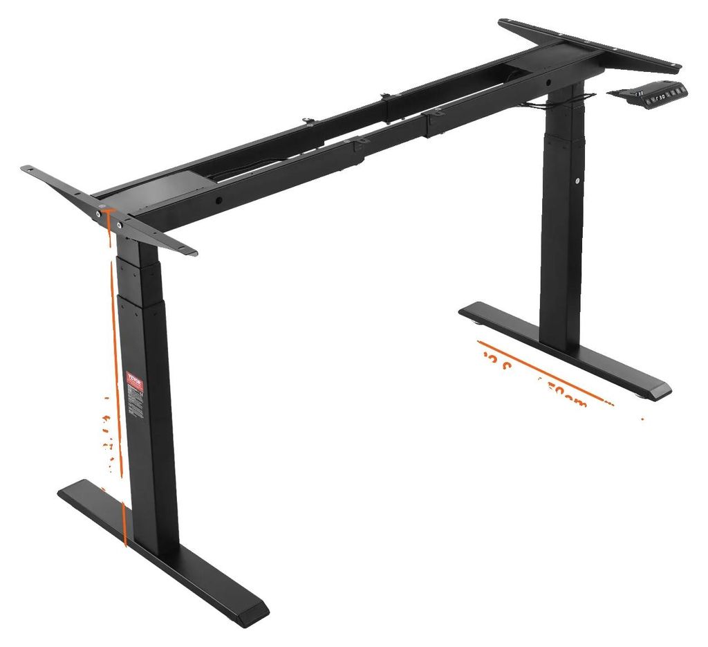 Piètement de bureau debout, réglable en hauteur, Image du produit 