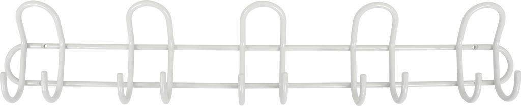 HOME It Flex-Garderobe mit 4 Haken 31,6 × 2,2 x 7,2 cm schwarz