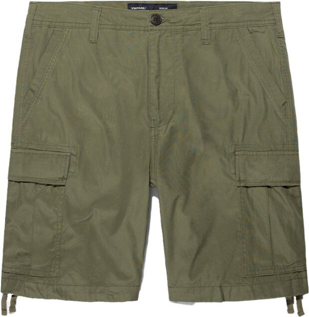Vintage Industries Short Herren Davis Short oliv Basics 100% Baumwolle XL