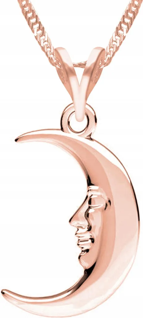 Collana Luna Argento 925 Placcata Oro - Certificata e Resistente