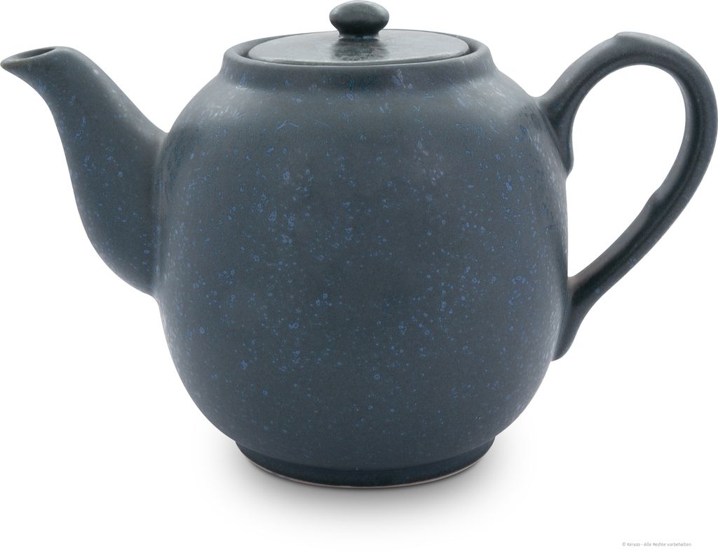 Original Bunzlauer Keramik 1,5 Liter Teekanne Ø27,2 cm Design ZIELON grün