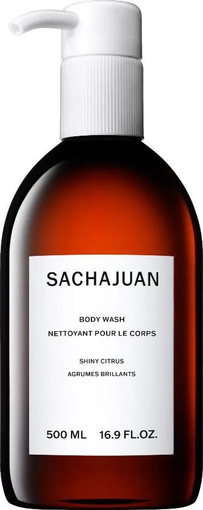 Gel douche brillant Sachajuan 500ml avec technologie Earth Silk Pro