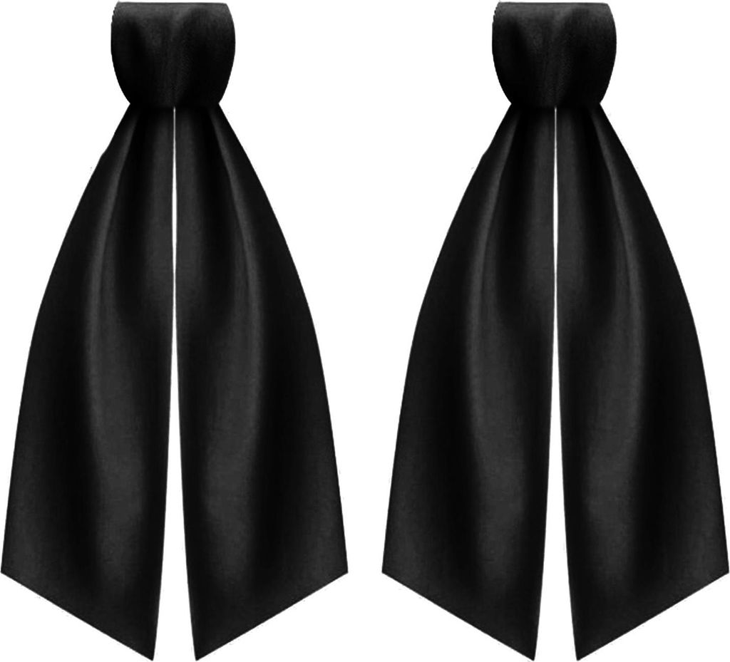 2 Stück Kranzschärpen für die Haustür, blanke Satin-Kranzschärpen, Stickerei, Monogramm, schlichtes Band, Zubehör für Weihnachtsfeiern, Hof,...