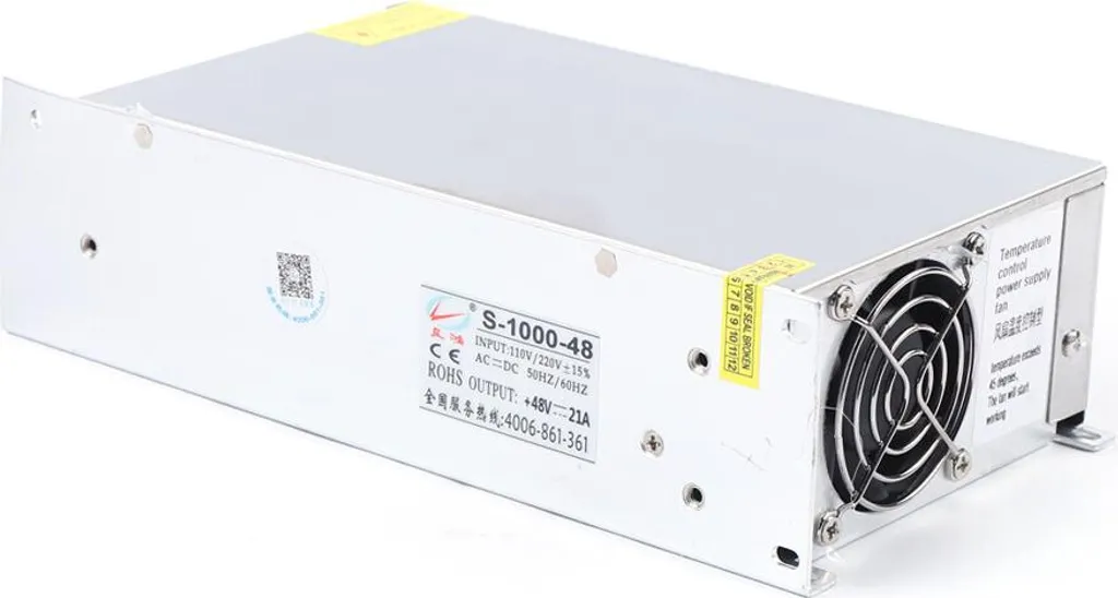 Transformateur 48V 20A 1000W DC - Alimentation stabilisée format compact