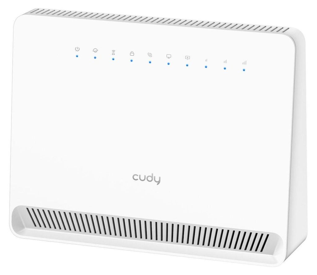 Cudy LT400V Router: 4G, WLAN N300, Sprache, Fast Ethernet, MU-MIMO, 2 Antennen