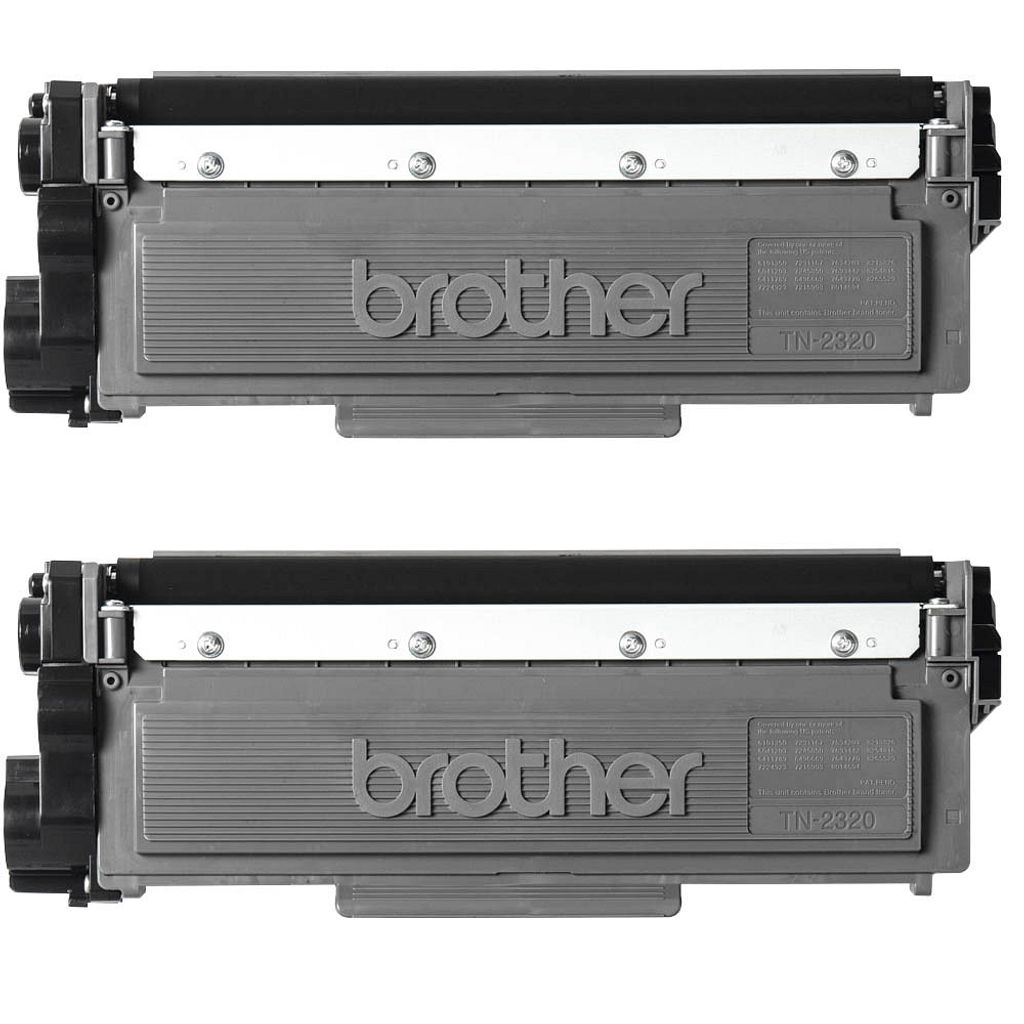 Brother TN-2320TWIN, Schwarz, 1 Stück(e) Produktbild 