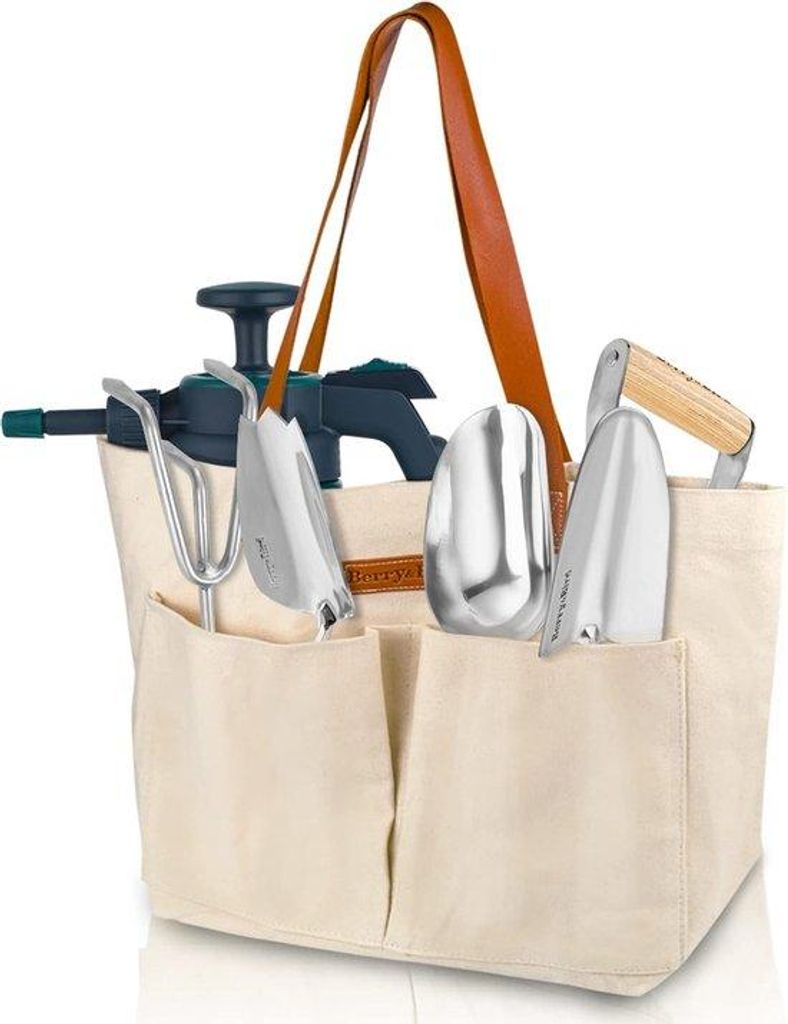 Gartenwerkzeugtas, 55 cm, Gartenwerkzeug, Gartenaccessoires, multifunktionale Tas, Gartenwerkzeugtas mit Taschen, unisex