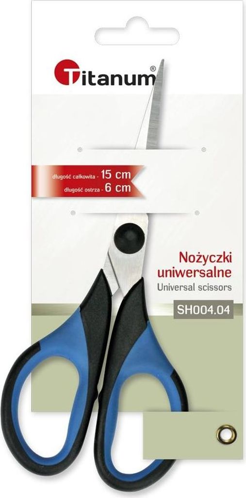 Forbici ergonomiche 15 cm SH004 Titanum Immagine del prodotto 