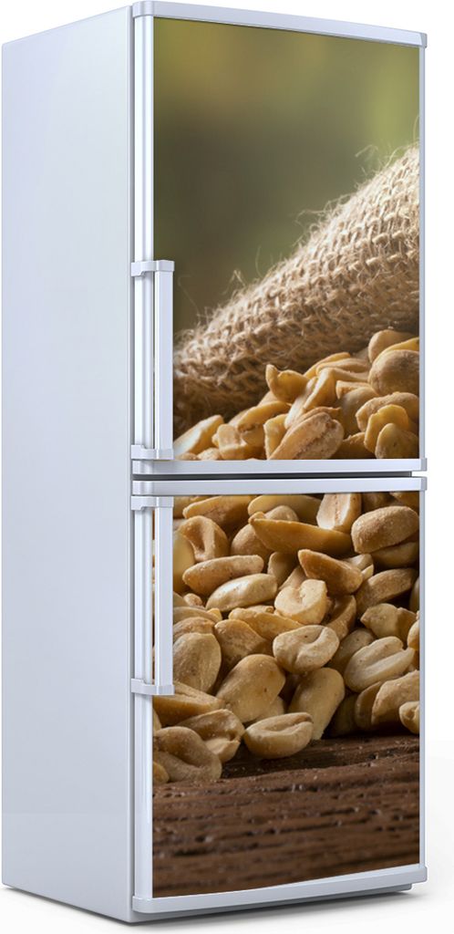 Kühlschrankdekoration 60x180 cm Aufkleber auf dem Kühlschrank - Nüsse Motive