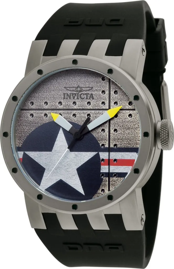 Invicta DNA 11647 Orologio da Uomo - Impermeabile - Analogico - Movimento Quarzo - acciaio inossidabile con quadrante grigio - 46mm