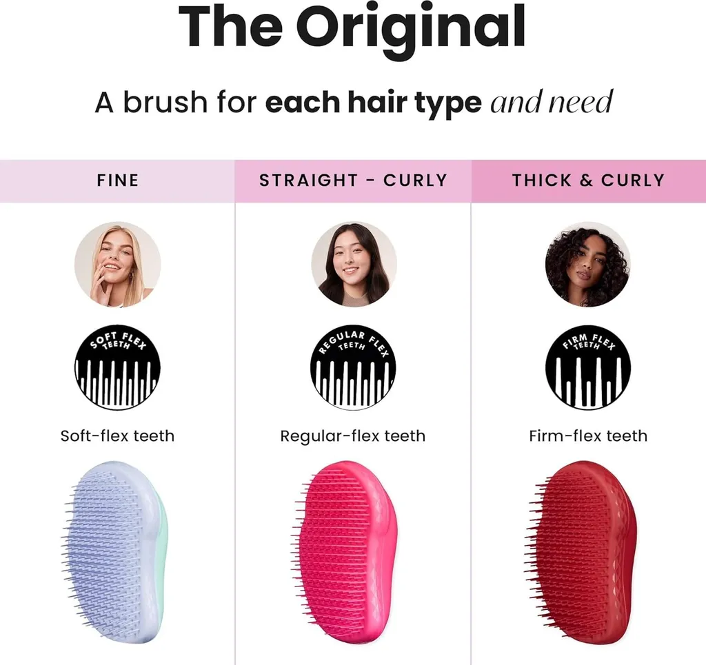 Spazzola Tangle Teezer Viola Menta: Mai Più Lacrime con i Capelli Sottili - 22