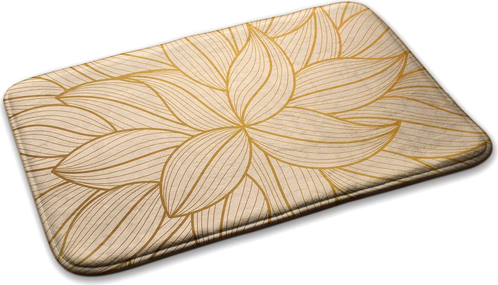 Teppich Wohnzimmer Schlafzimmer Modern - 75 cm x 45 cm - Blätter In Einem Muster