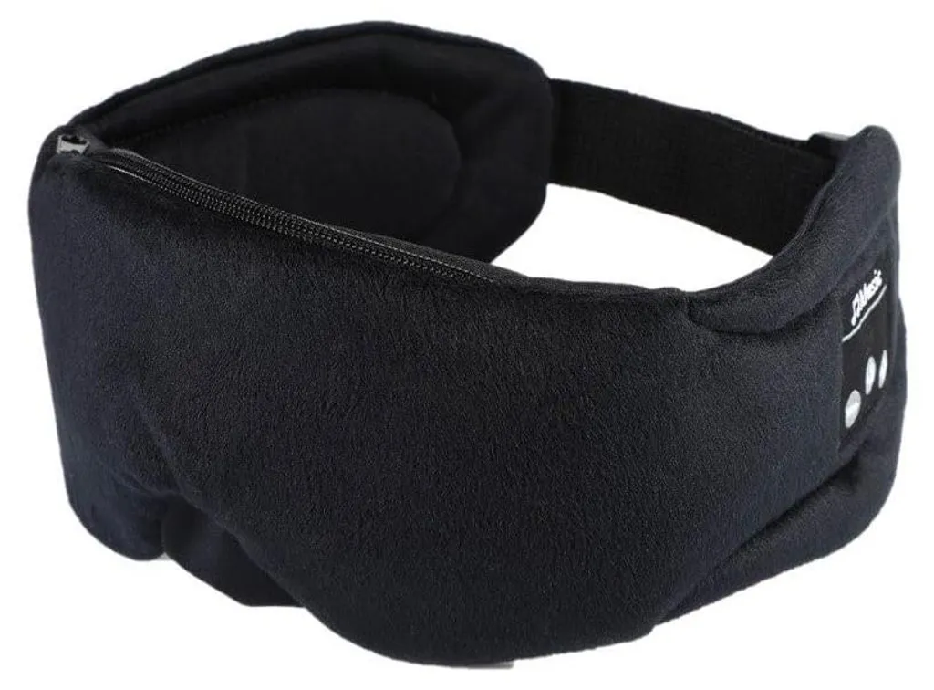 Masque de sommeil avec écouteurs Bluetooth sans fil intégrés noir